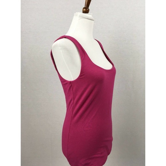 Express Womens Top Scoop Neck Sleeveless Tank Top - Pink - Size Small - Picture 4 of 7